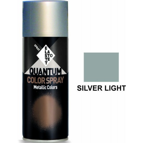 SPRAY ΜΕΤΑΛΛΙΚΟ ΑΣΗΜΙ (SILVER LIGHT) 400ml ELASTOTET