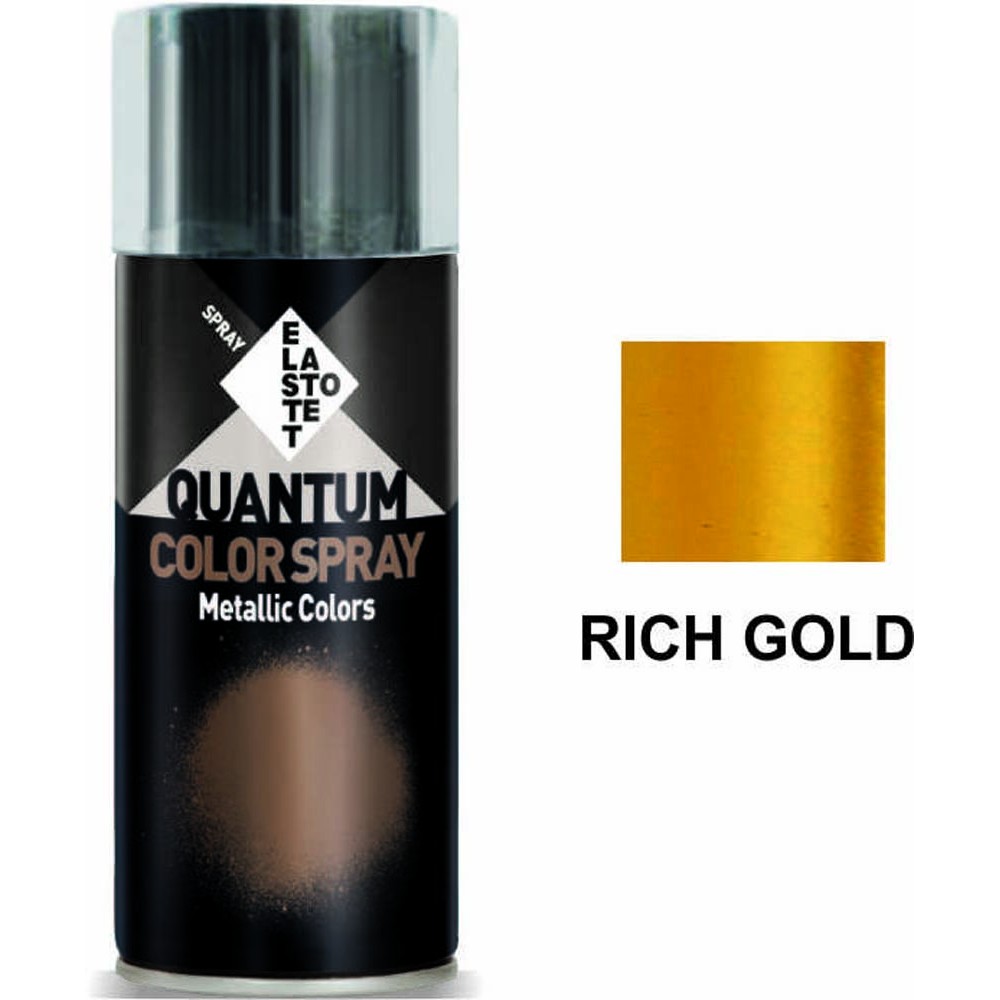 SPRAY ΧΡΥΣΟ ΜΕ ΚΑΘΡΕΦΤΗ ΕΦΕ (RICH GOLD) 400ml ELASTOTET